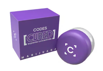 Photograph of product: Blue Gloo Cured Resin Budder