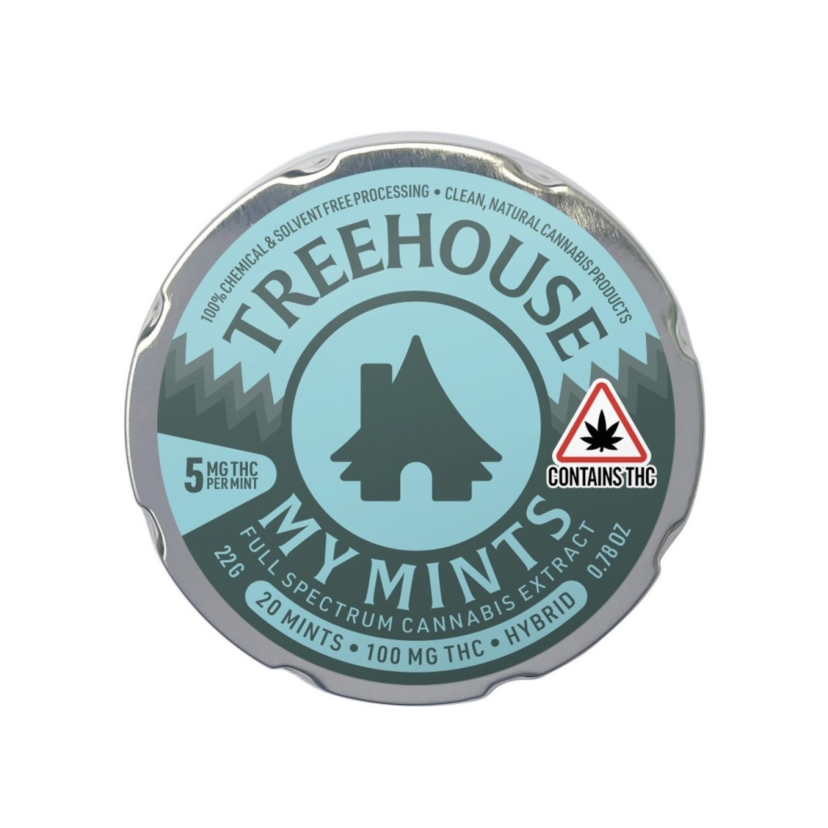 Photograph of product: Treehouse Oui'd -  My Mints (Hybrid) - 100mg