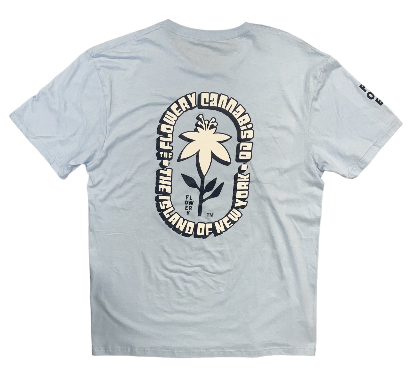 Photograph of product: Flowery Light Blue Tshirt XL
