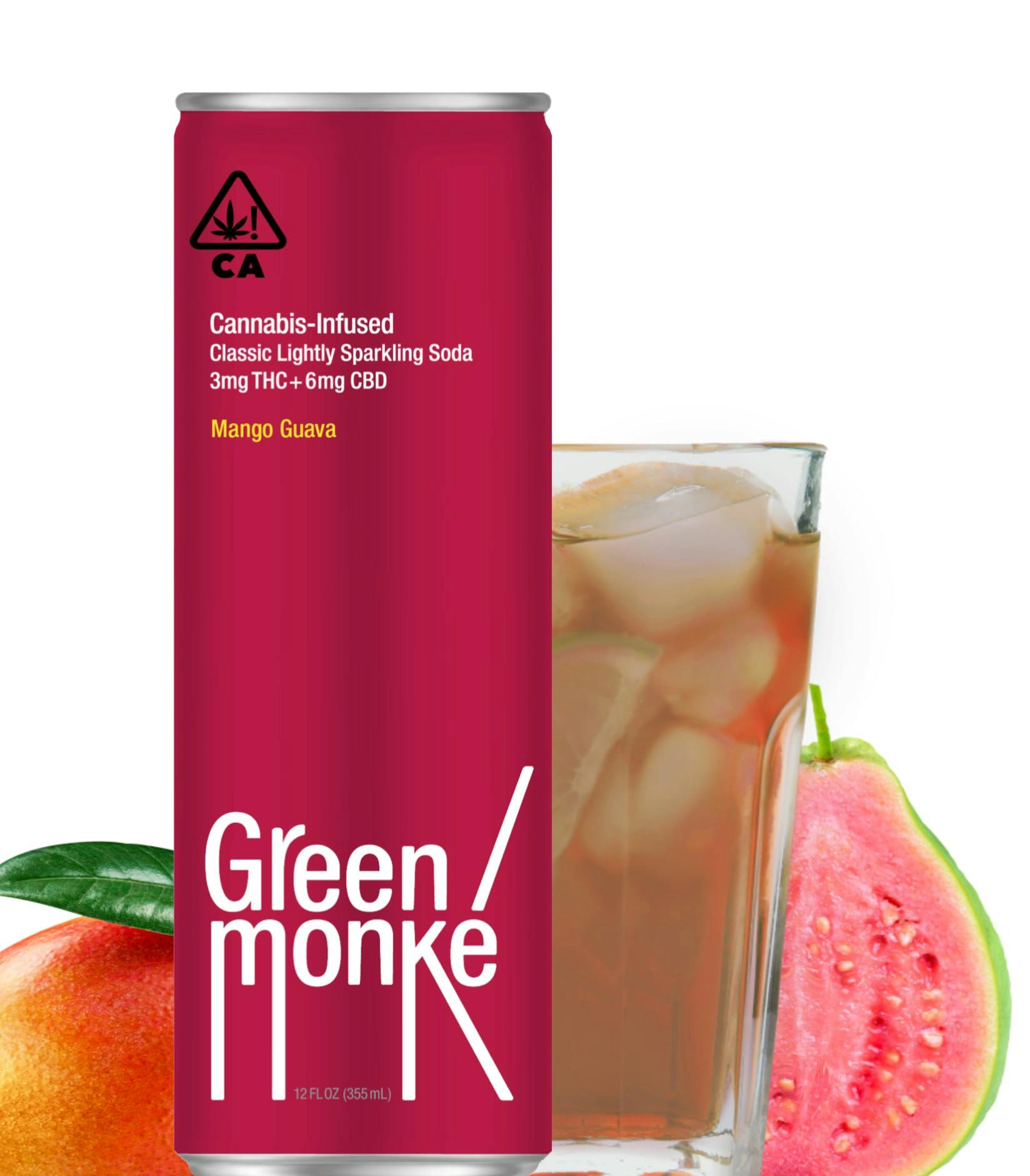 Photograph of product: Green Monke - 12oz - Mango Guava - Green Monkey