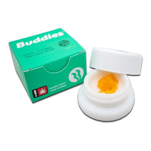 Photograph of product: Live Resin Dabs - Oui'd - 1g - Strawnana
