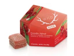Photograph of product: Sour Cherry (I) 100mg - Gummy Pack - Retail