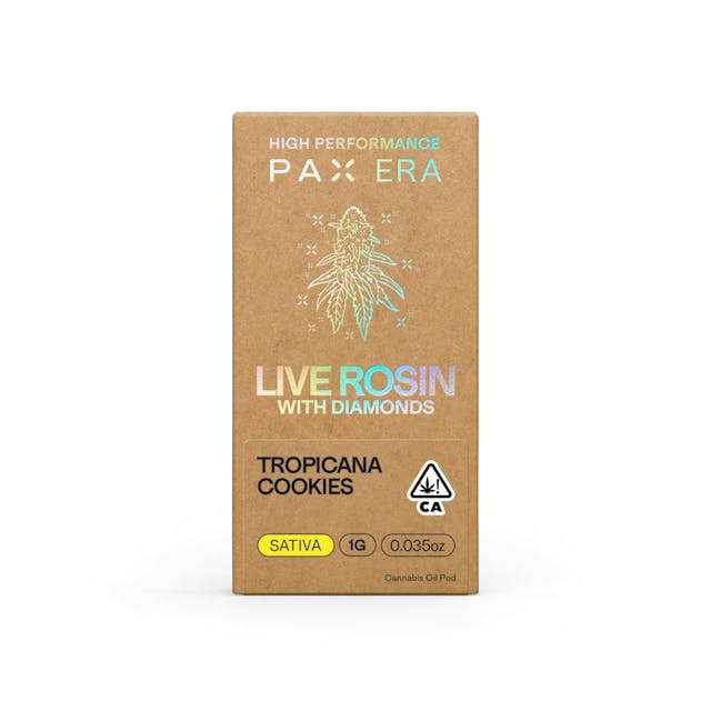 Photograph of product: Tropicana Cookies | 1g Live Rosin Pod