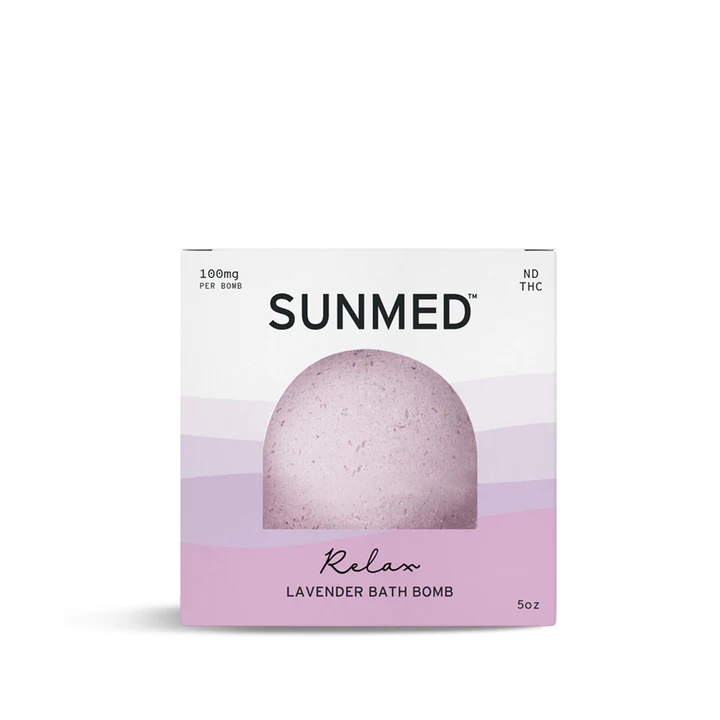 Photograph of product: Broad Spectrum Bath Bomb Lavender