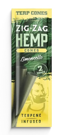 Photograph of product: Zig-Zag | Limoncello Terpene Infused Cones 2pk -$2