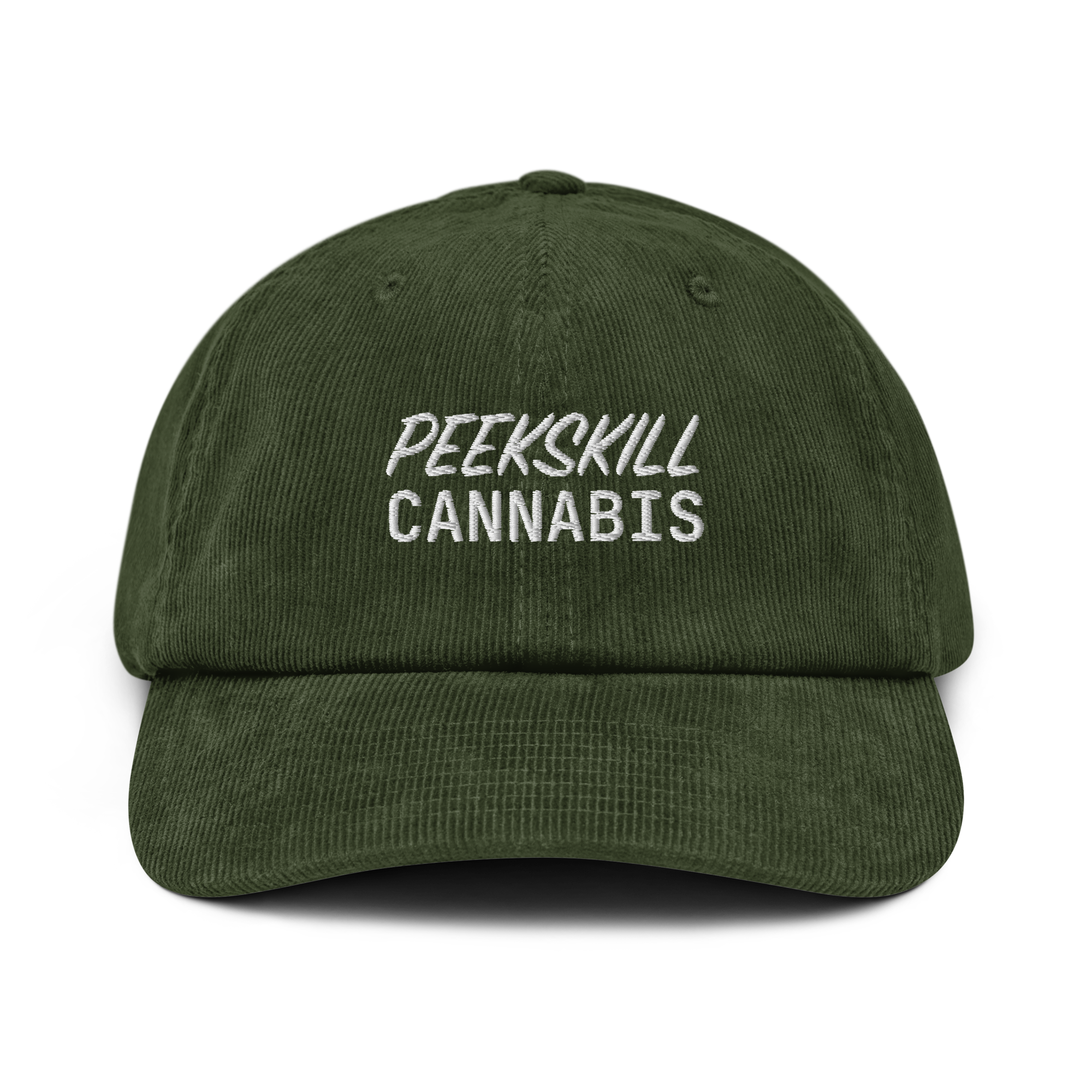 Photograph of product: Valley Greens | Peekskill Oui'd | Corduroy Hat | Dark Olive