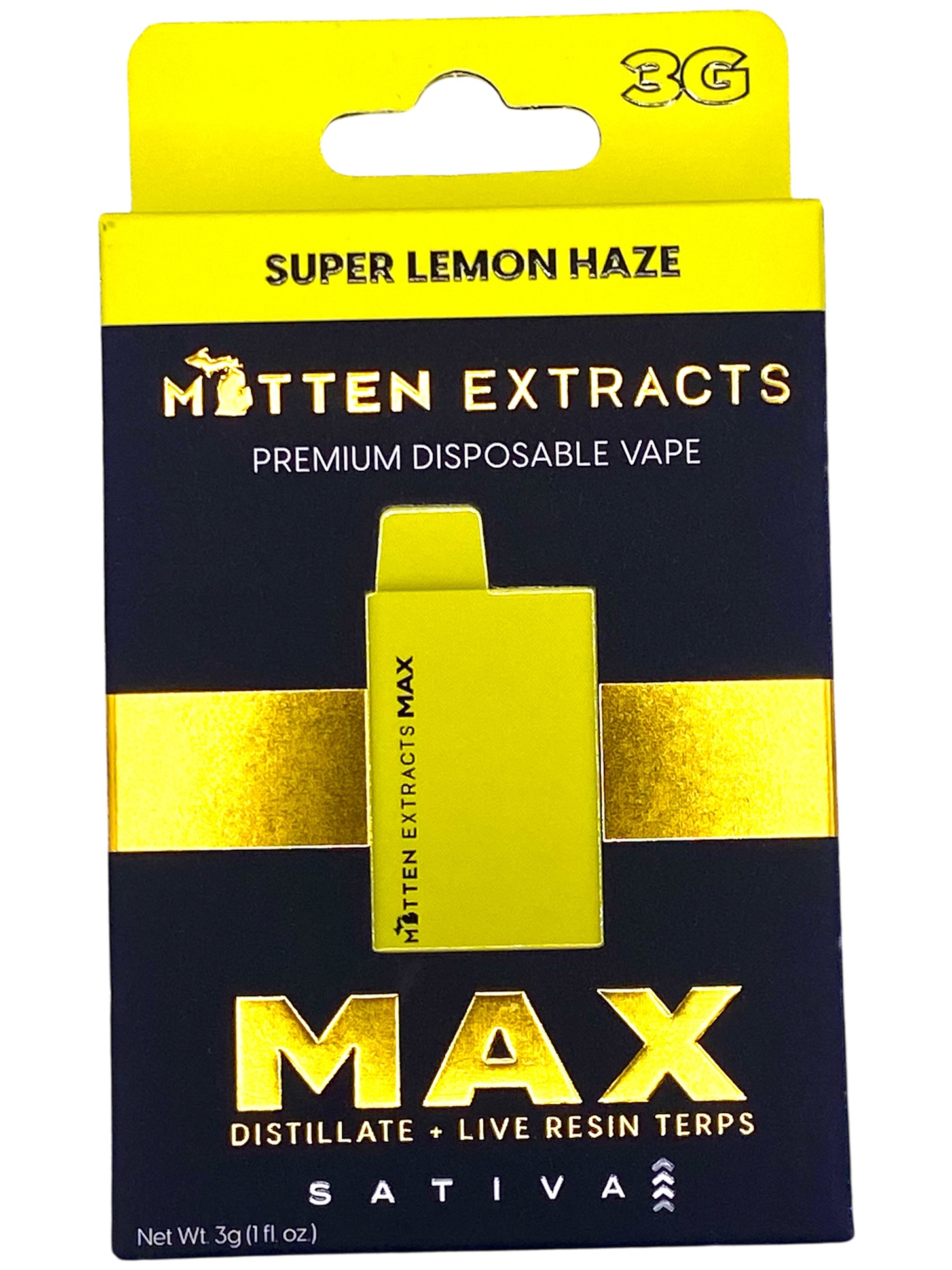 Photograph of product: Super Lemon Haze Max Disposable