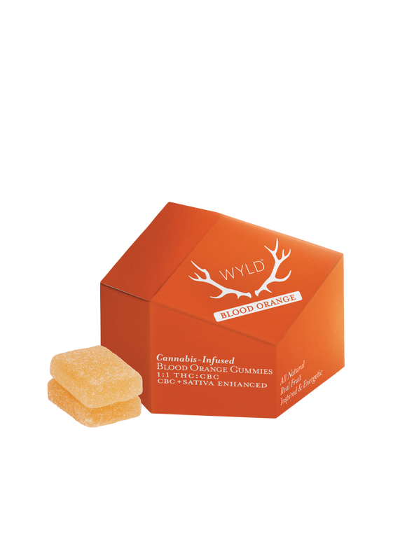 Photograph of product: Blood Orange | 1:1 CBC:TH-oui | 10pk Soft Lozenges