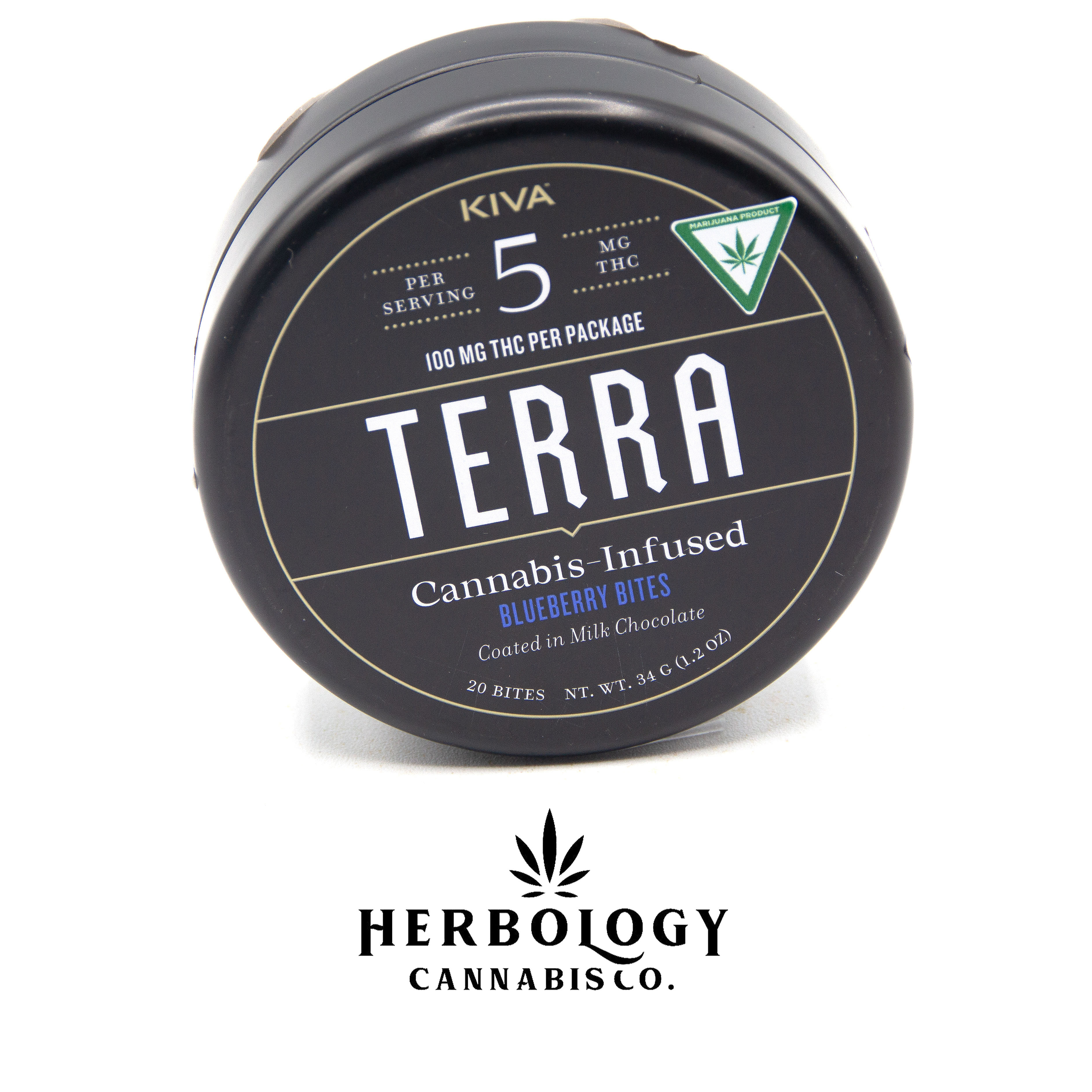 Photograph of product: Terra | Bites | Blueberry | 100mg