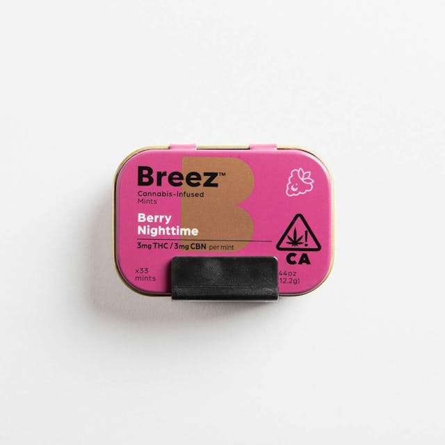Photograph of product: 60MG Mints Berry Nighttime - Berry Nighttime 60MG Mints