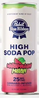 Photograph of product: WATERMELON MELON | HIGH SODA POP | 25MG