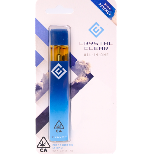 Photograph of product: Crystal Clear Yoda OG Oui'd All In One 1g