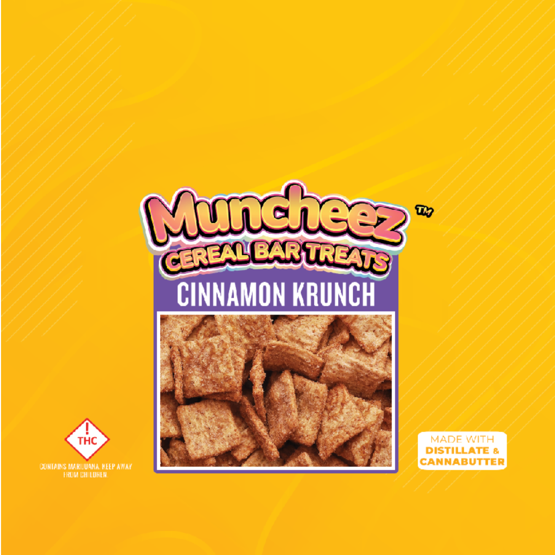 Photograph of product: Muncheez - Cinnamon Krunch Bar - Baked Goods - 100mg