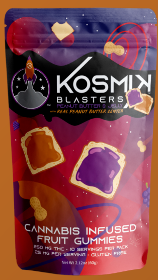 Photograph of product: Specialty Blaster | Peanut Butter & Jelly 100MG Edibles (TAX INCLUDED)