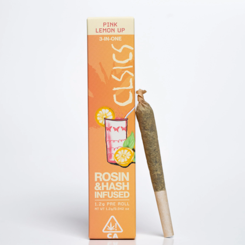 Photograph of product: CLSICS - 1.2g au chocolat Pre Roll - Pink Lemon Up