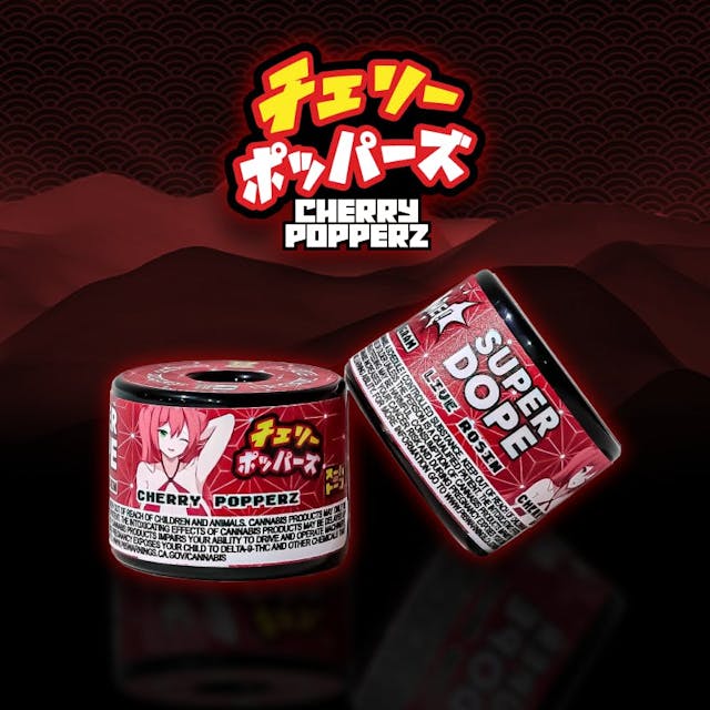 Photograph of product: Cherry Popperz 1g Rosin - Cherry Popperz