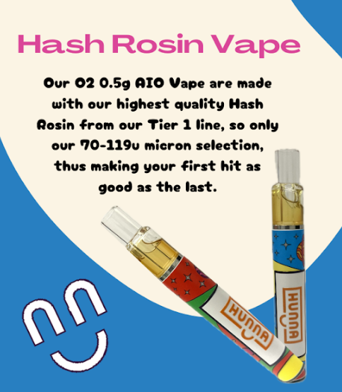 Photograph of Product: Hunna Hash - Hash Rosin Disposable 0.5g - x Butter - Deep Fried Ice Cream