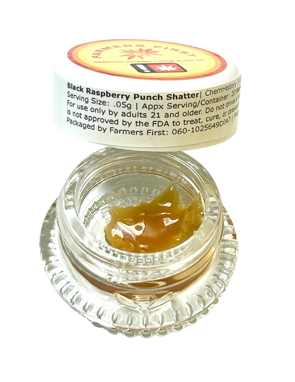 Photograph of product: Farmers First - Black Raspberry Punch - Shatter