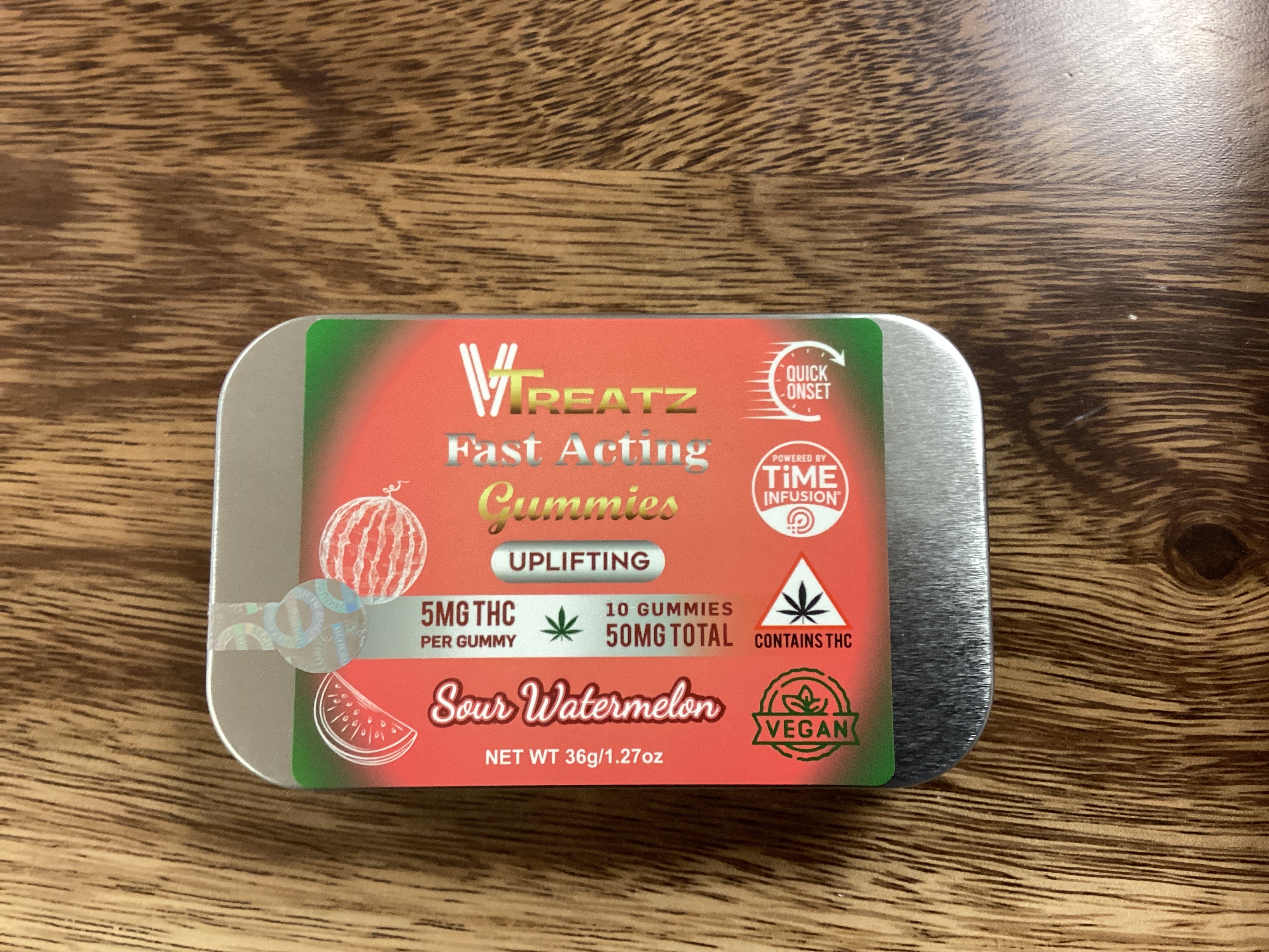 Photograph of product: Mini Sour Watermelon