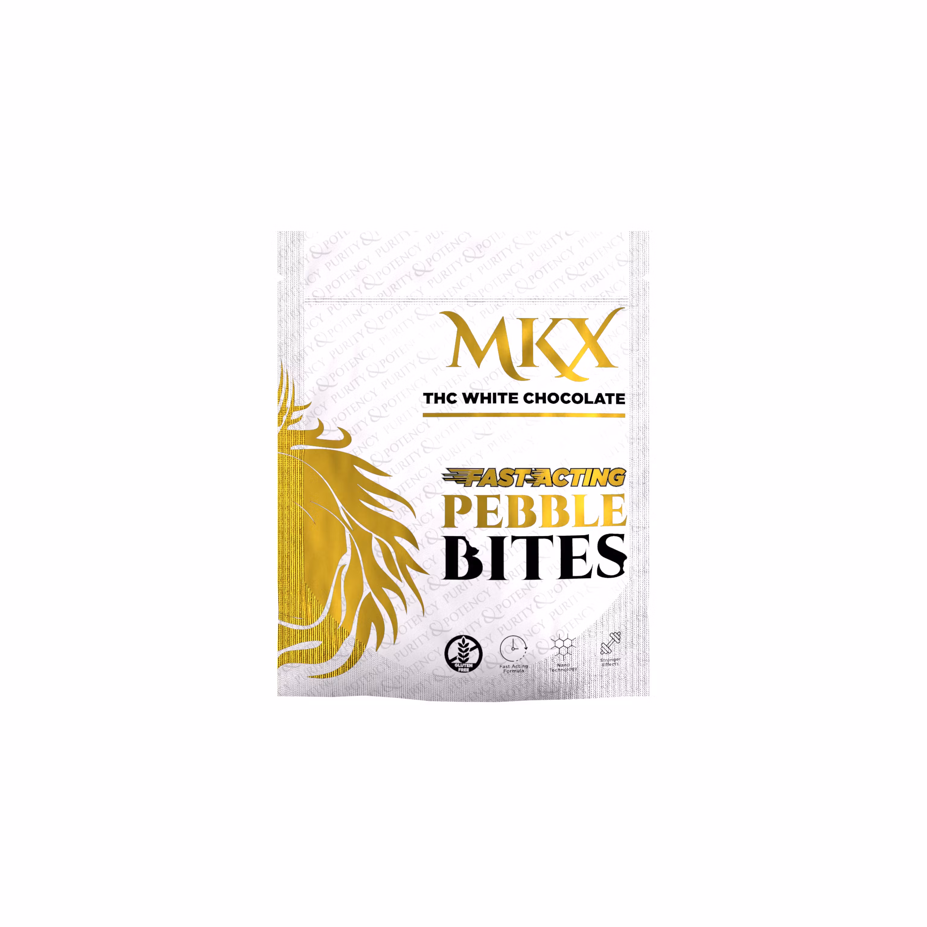 Photograph of product: MKX | White Chocolate Fruity Pebble Bites | 200mg
