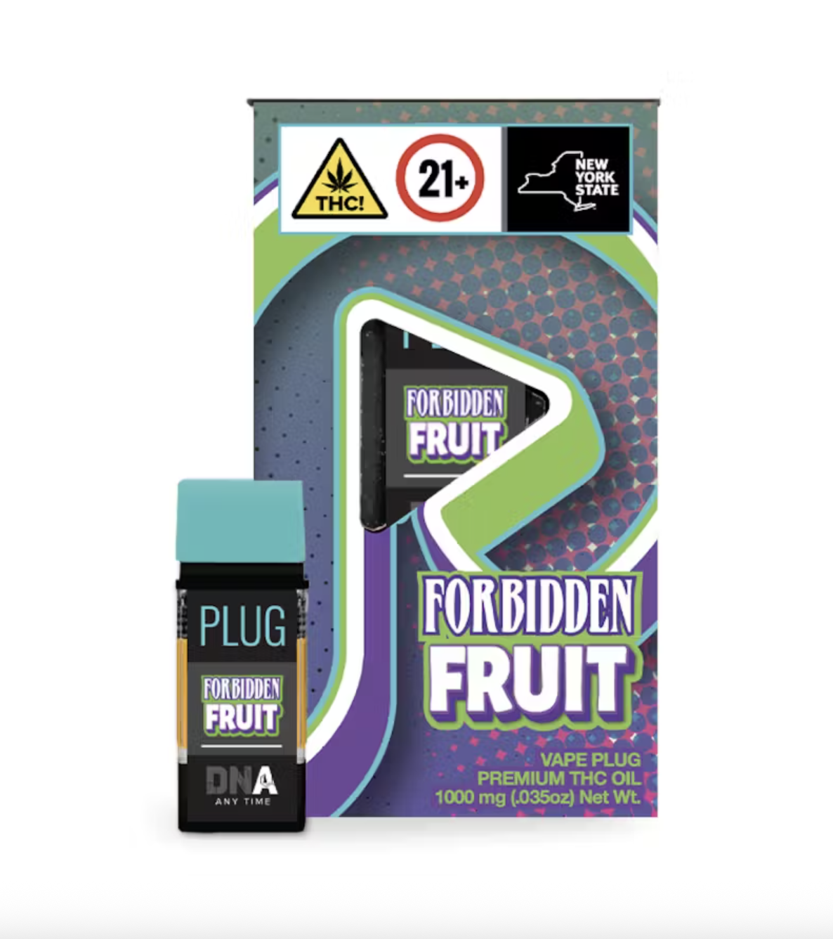 Photograph of product: PlugPlay | Pod | Starter Kit | FORBIDDEN FRUIT | DNA | 1g