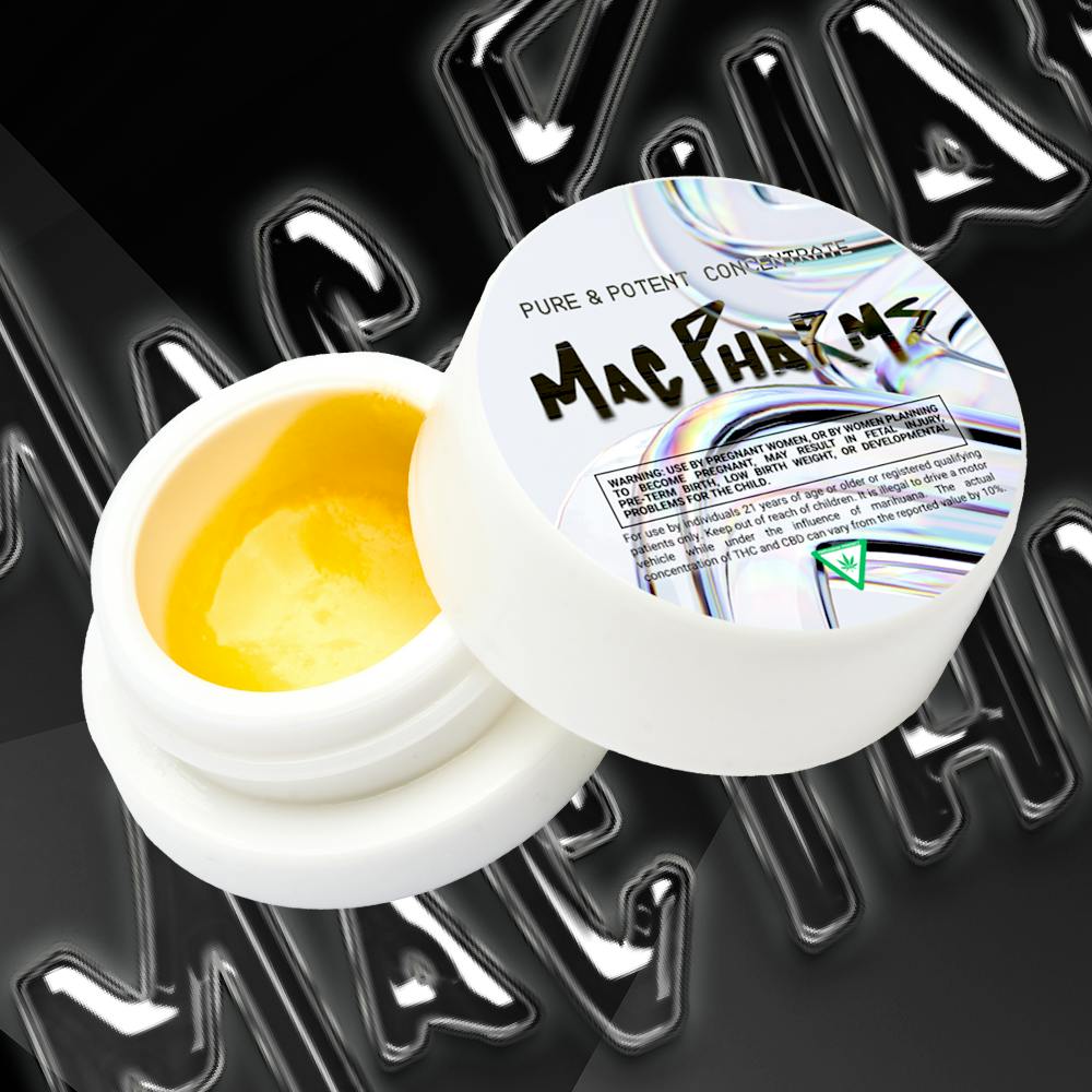 Photograph of product: MAC PHARMS | LIVE RESIN | 1G | SOUR SHERBEAR