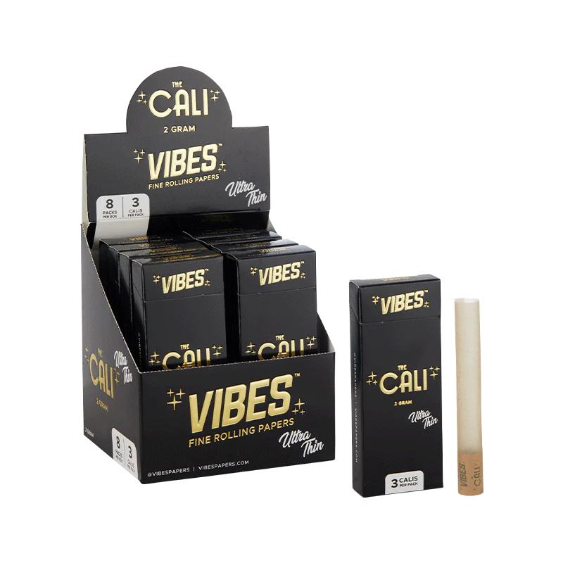 Photograph of product: Vibes | The Cali Ultra Thin | 8 pack |