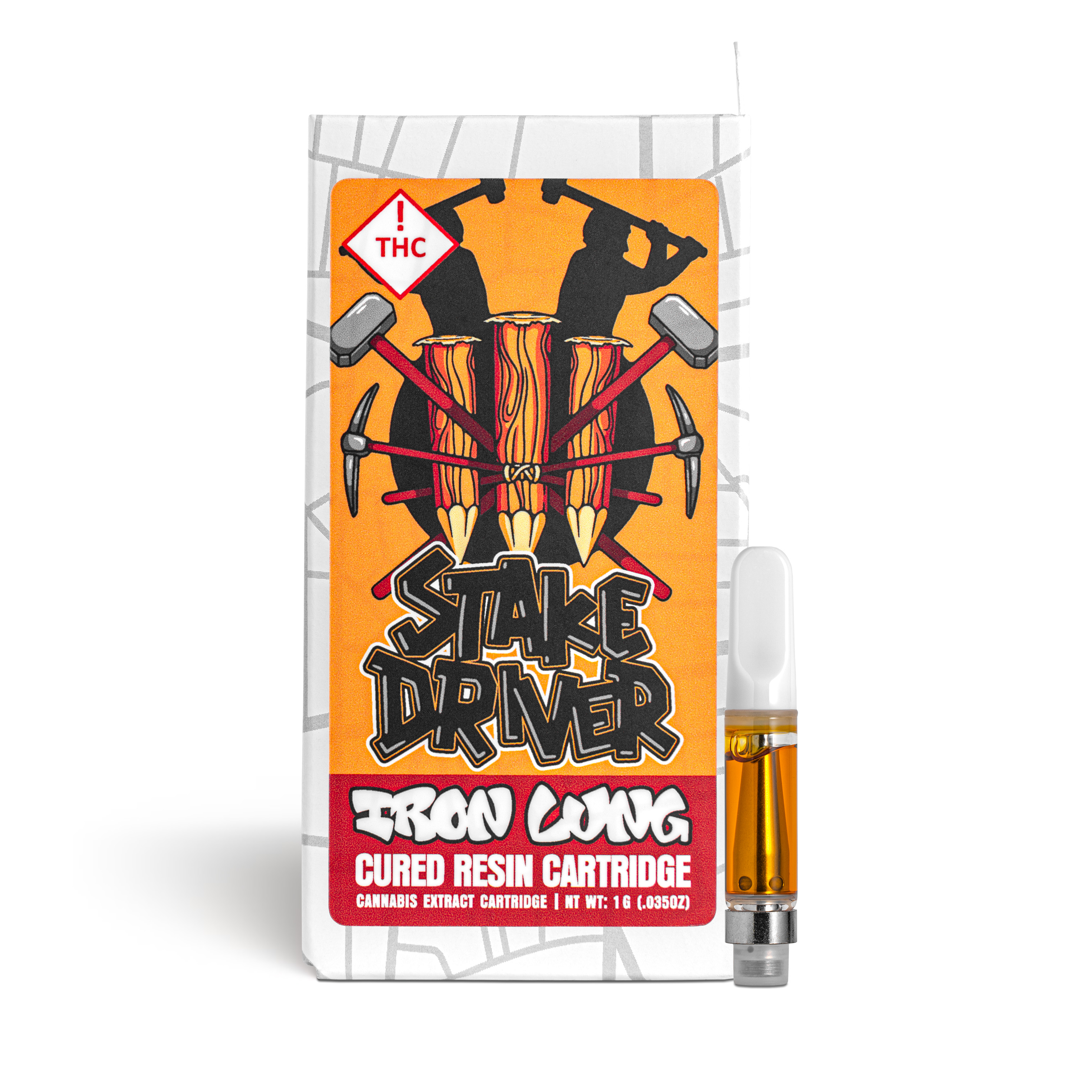 Photograph of product: Stake Driver Cured Resin Cart