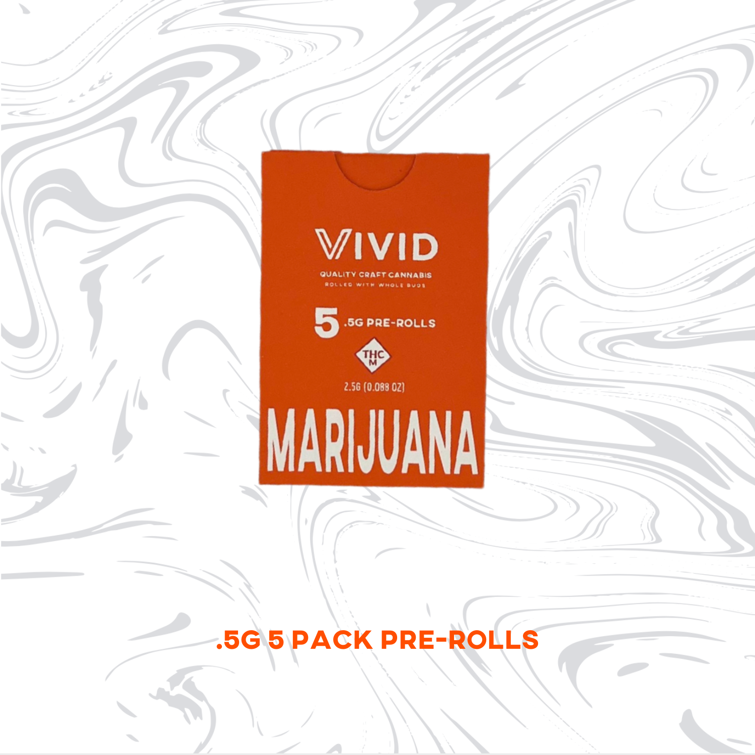Photograph of Product: 0.5g Preroll 5pk [2.5g] | LA Baker