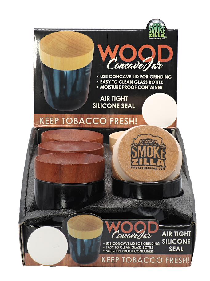 Photograph of product: Smokezilla - Wood Concave Jar