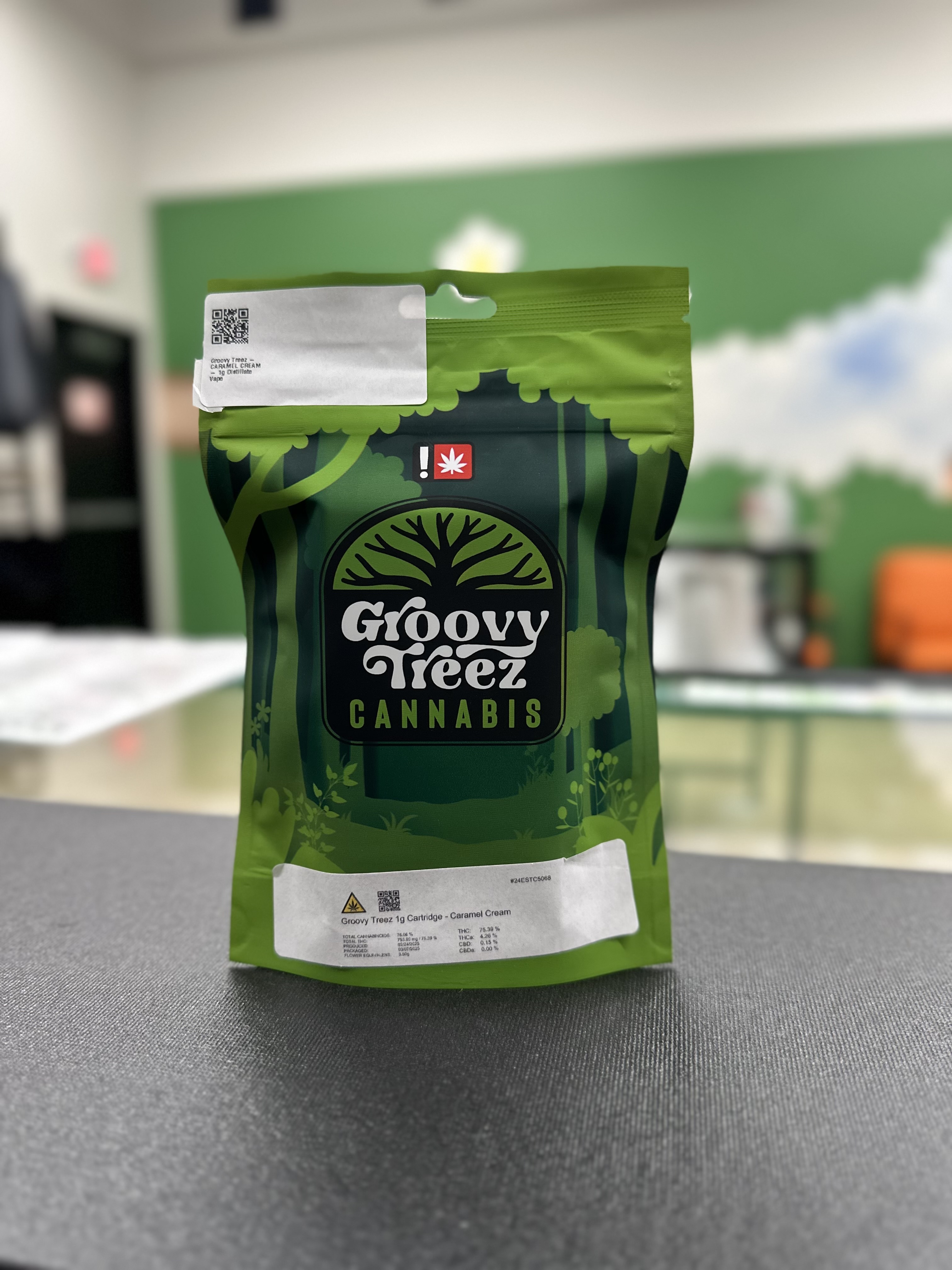 Photograph of product: CARAMEL CREAM Live Resin Vape