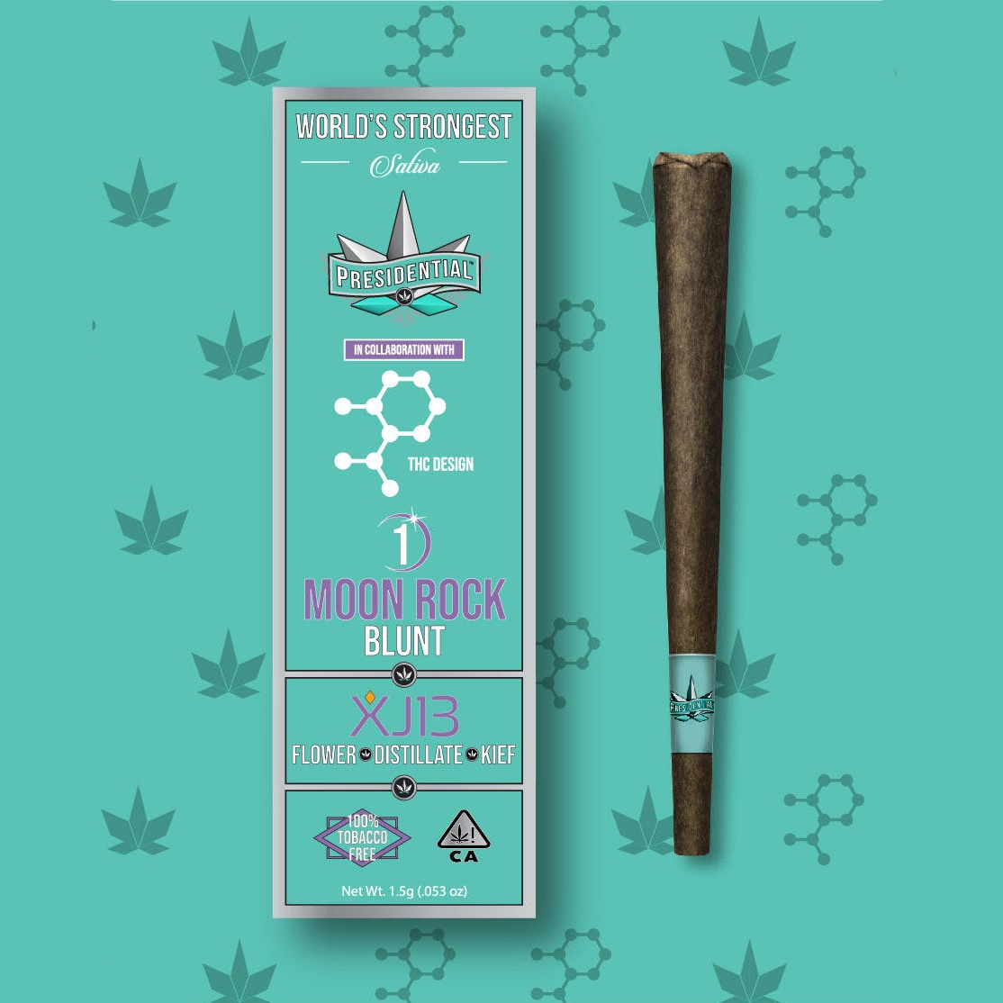 Photograph of product: Presidential x TH-oui Design Blunt 1.5g XJ-13