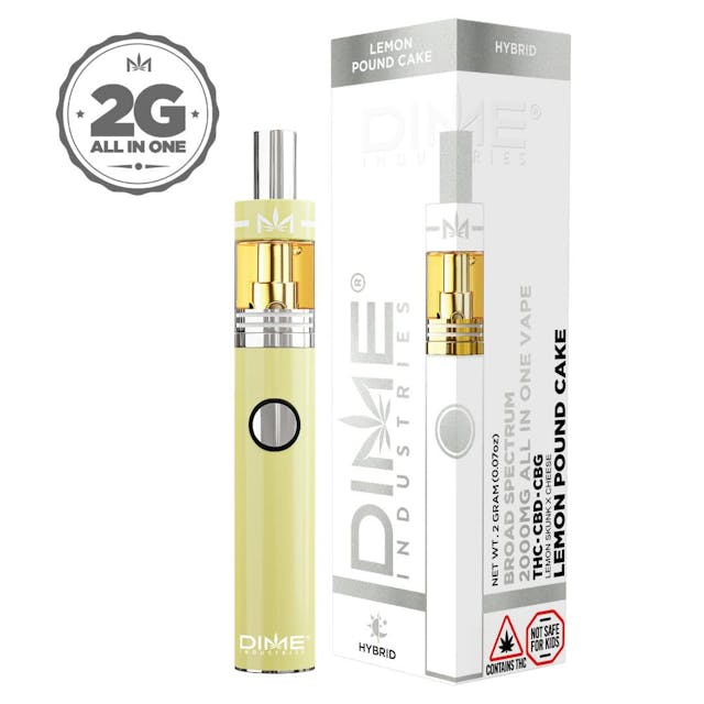Photograph of product: 2g Lemon Pound Cake BALANCE Line TH-oui:CBD:CBG All-in-One - Retail