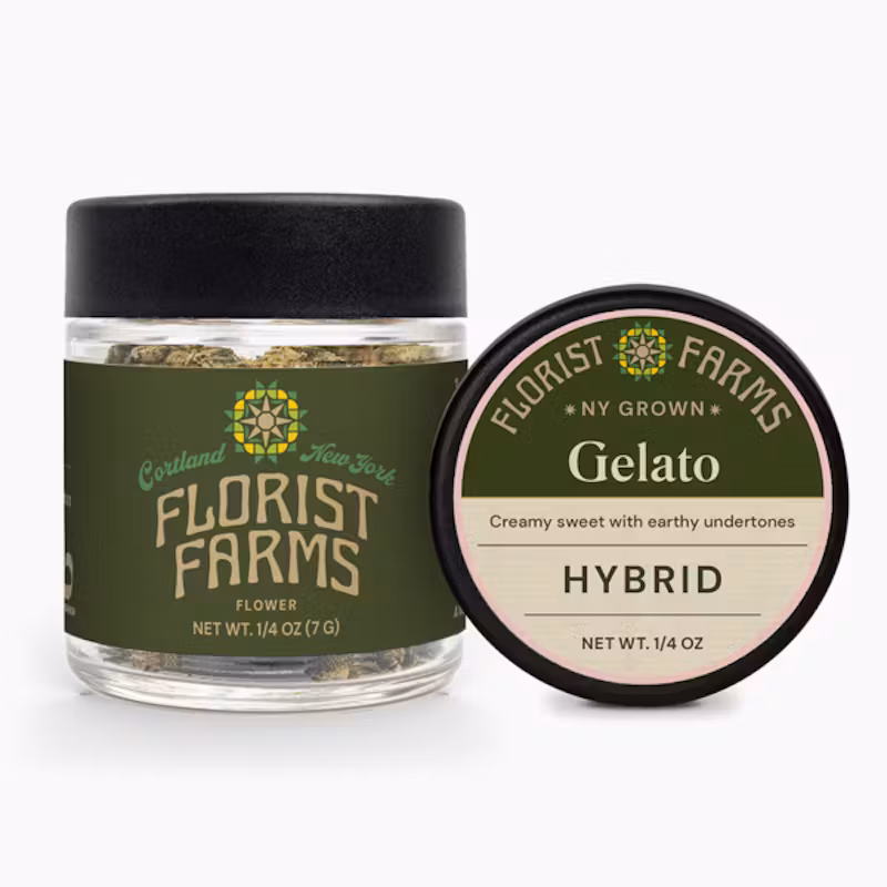 Photograph of product: Florist Farms | Gelato flower, jar 7g