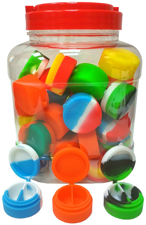 Photograph of product: Silicone Wax Container | 7mL Puck | LuvBuds