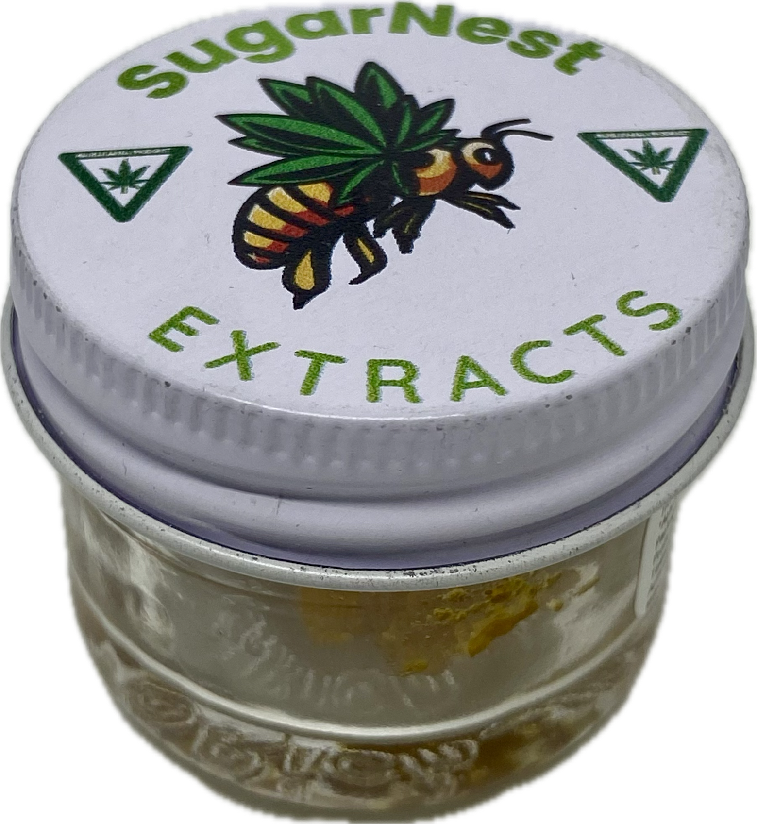 Photograph of product: Sugar Nest Extracts - Bruce Banner Cured Resin Baller Jar - 7g