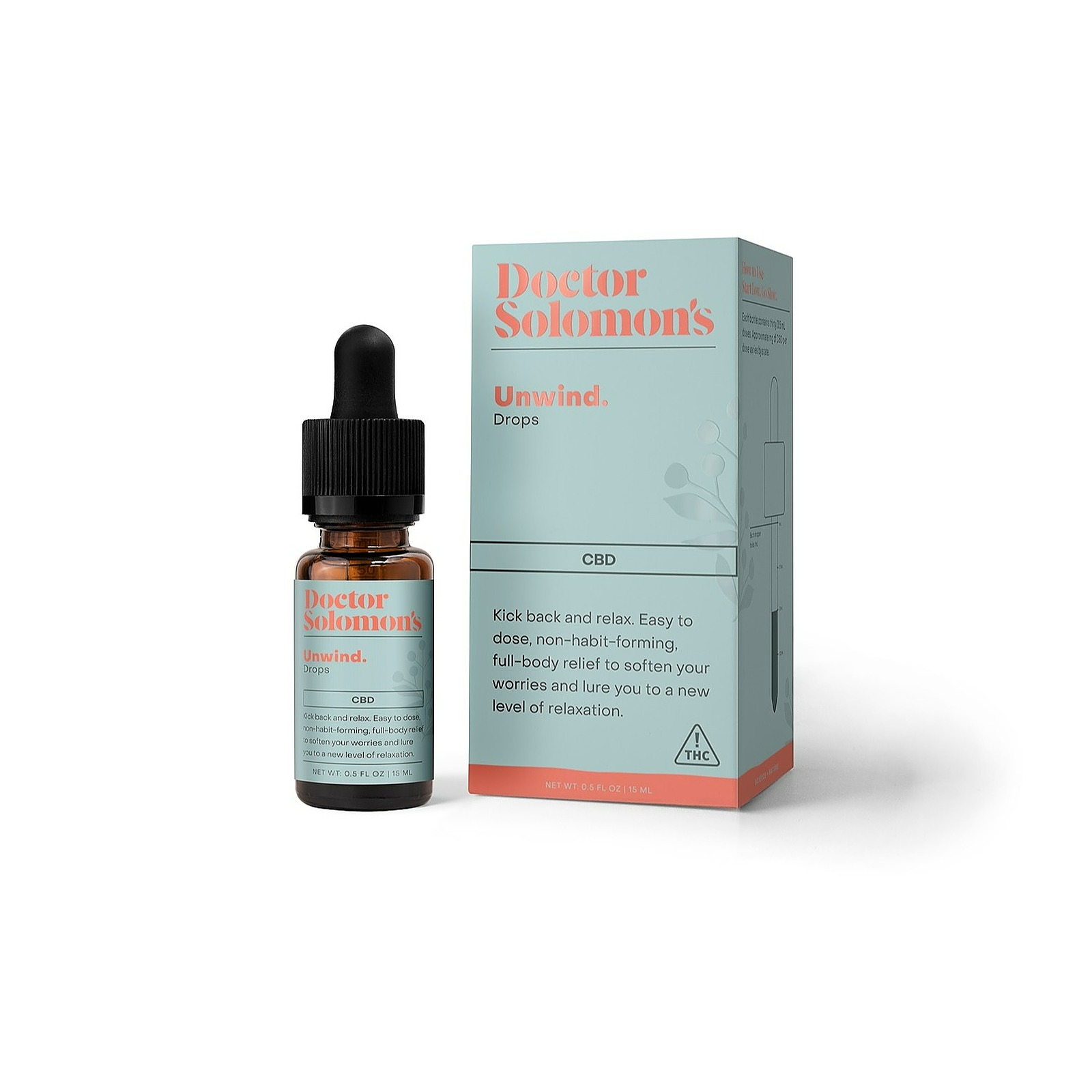 Photograph of product: UNWIND | TH-oui:CBD | 50MG: 500MG