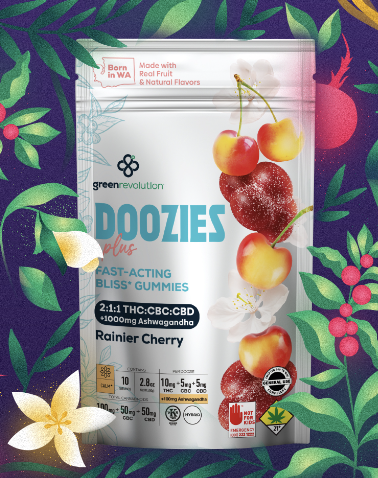 Photograph of product: 2:1:1 Rainier Cherry Doozies 10pk (100mg TH-oui)