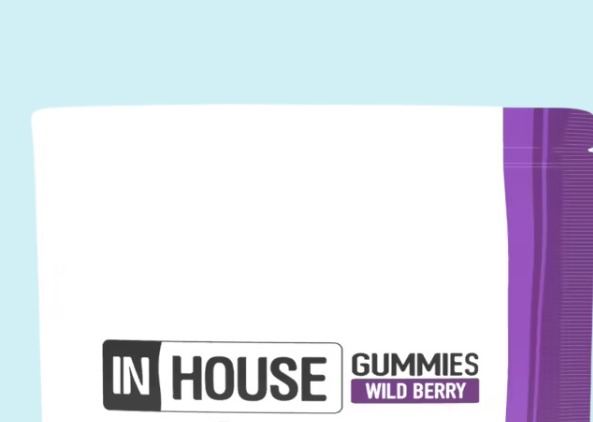 Photograph of product: 10mg TH-oui : 2mg TH-ouiV Wild Berry Fast Acting (10pk Chew) | In House