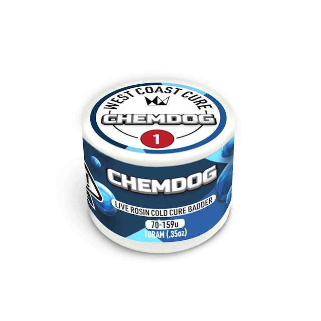 Photograph of product: Chemdog - WCC 1g Tier 1 Rosin Cold Cure Badder - 