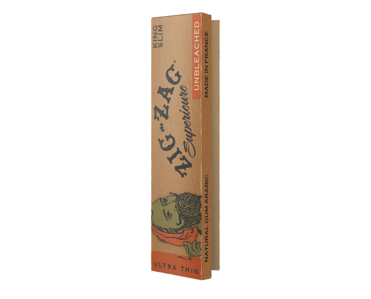 Photograph of product: Zig Zag Unbleached King Slim Slim Papers