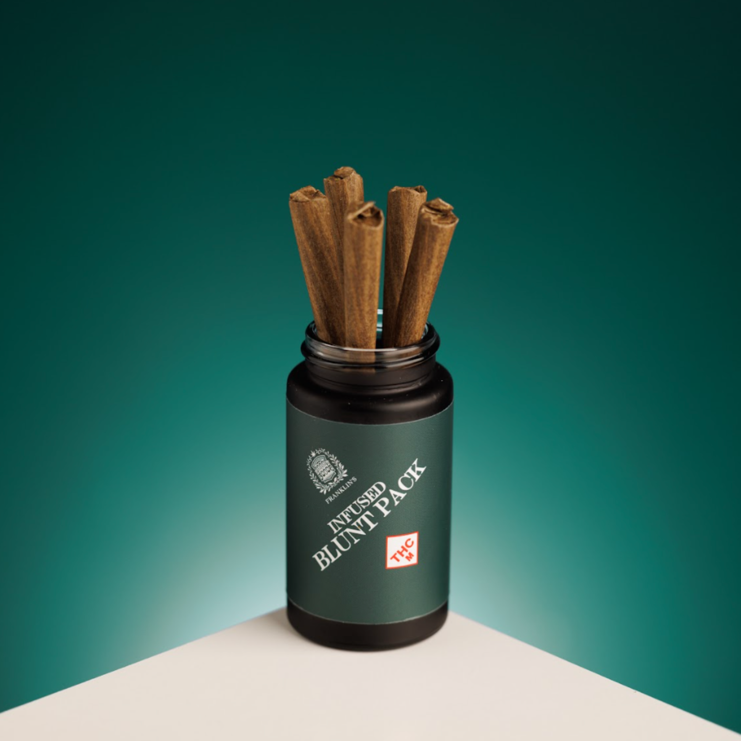 Photograph of product: Franklin's: Infused Blunt Pack | Moonshot | 0.75g ea | 5pk