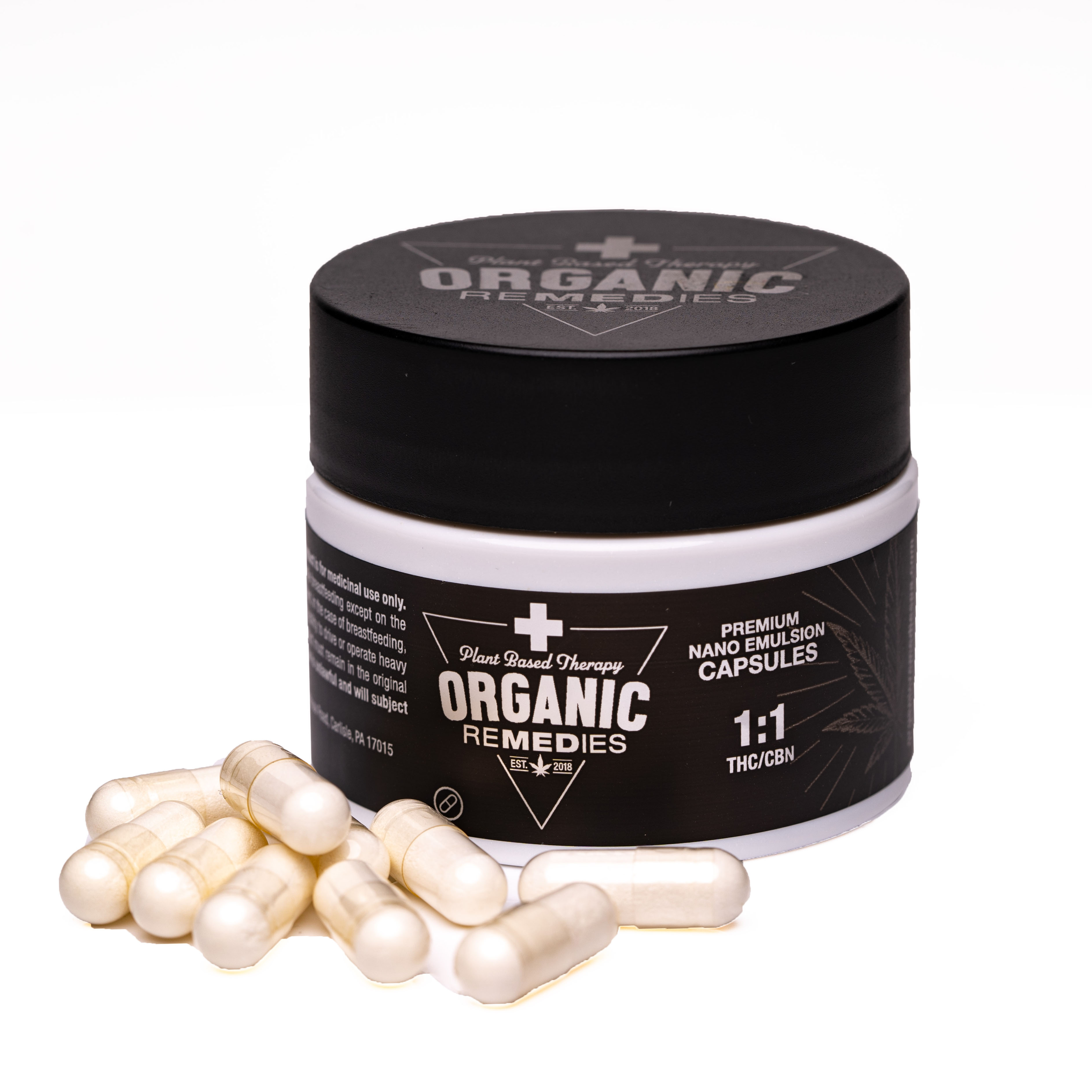 Photograph of product: Tranquility | CBN Capsules | 1:1 | 10mg | 20pk