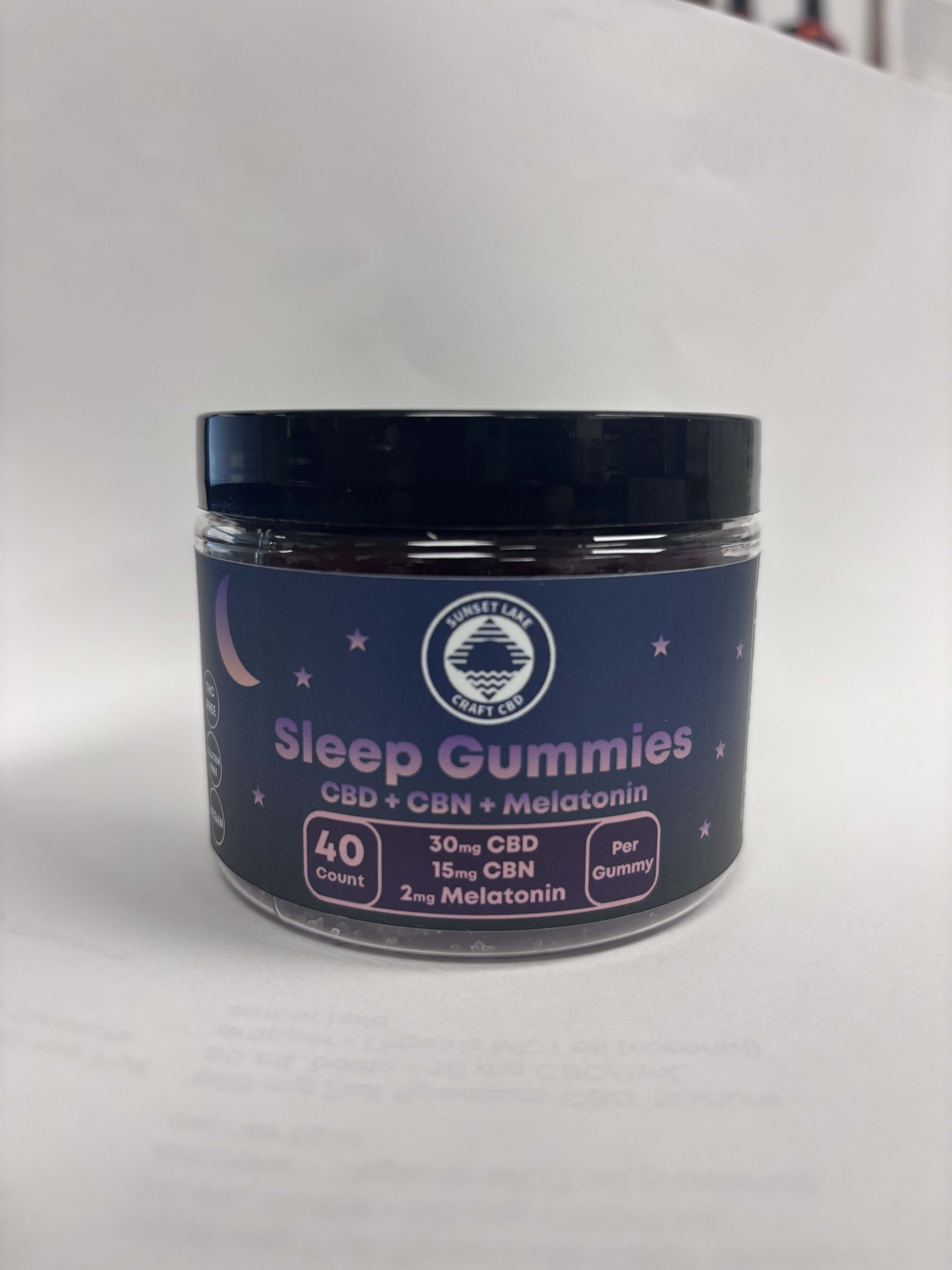 Photograph of Product: Sleep Gummies 30mg CBD | 15mg CBN | 40pk