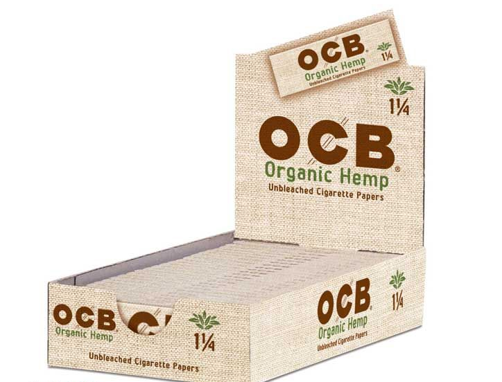 Photograph of product: OCB | Organic Hemp | 1 1/4 Papers + Tips