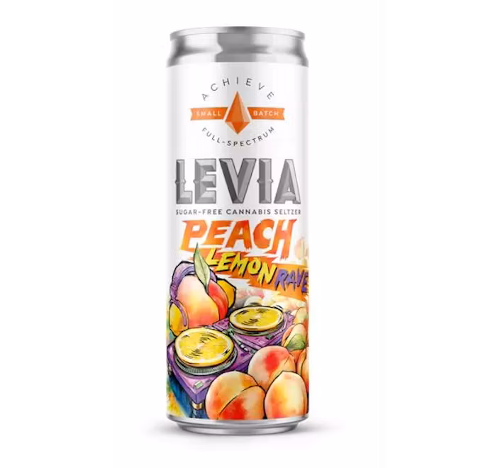 Photograph of product: Infused Seltzer - Peach Lemonade - 5mg