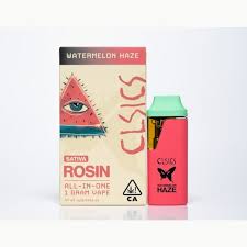 Photograph of product: CLSICS - Watermelon Haze (Oui'd) Live Rosin All-In-One Vape