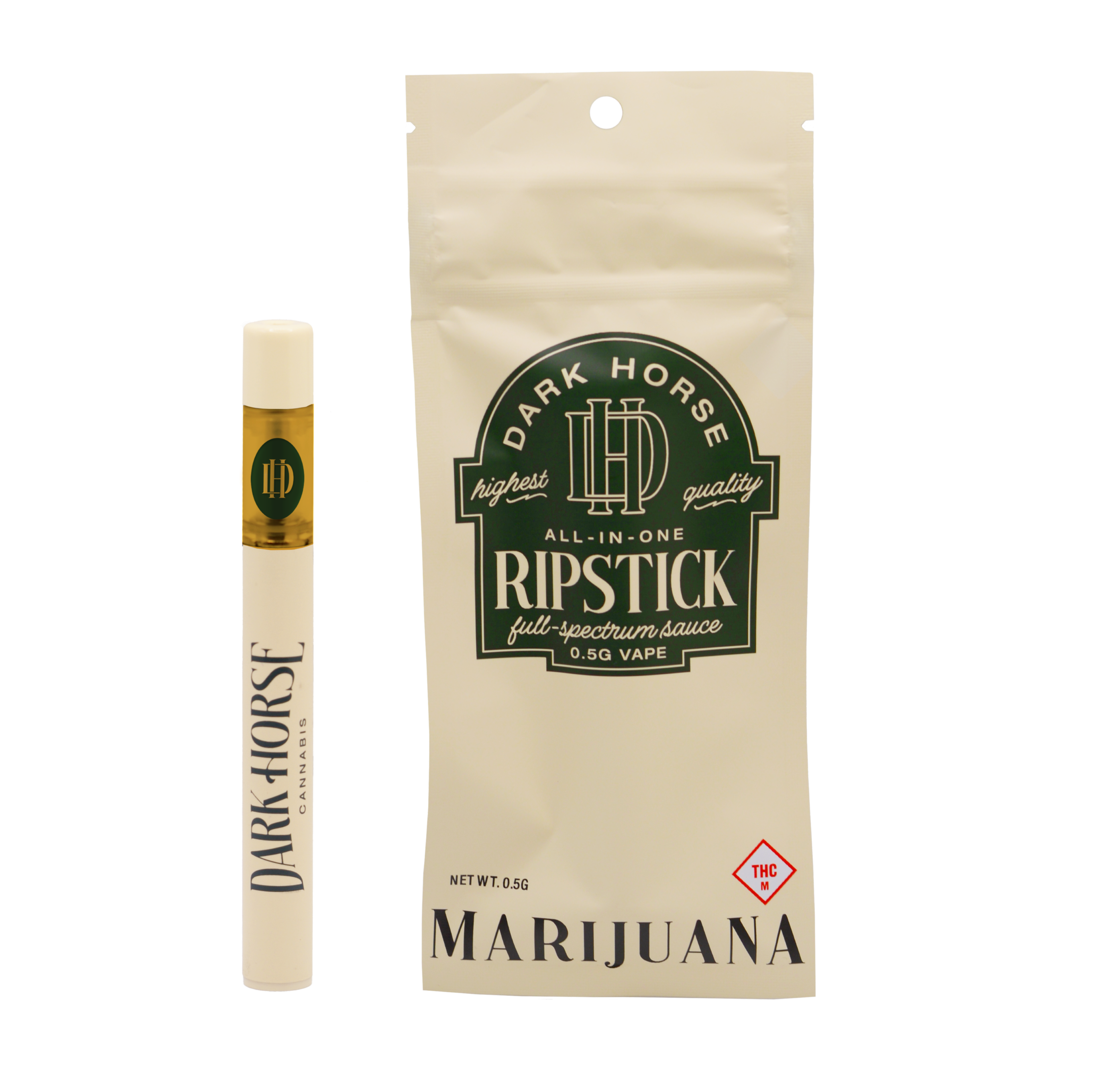 Photograph of product: Headband Cookies | 0.5g | Live Disposable | Dark Horse
