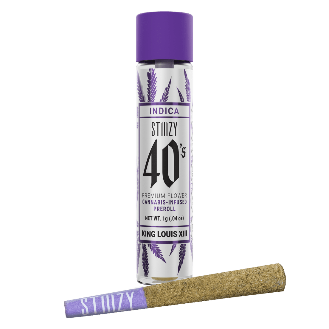 Photograph of product: STIIIZY 40's King Louis Infused PR 1g