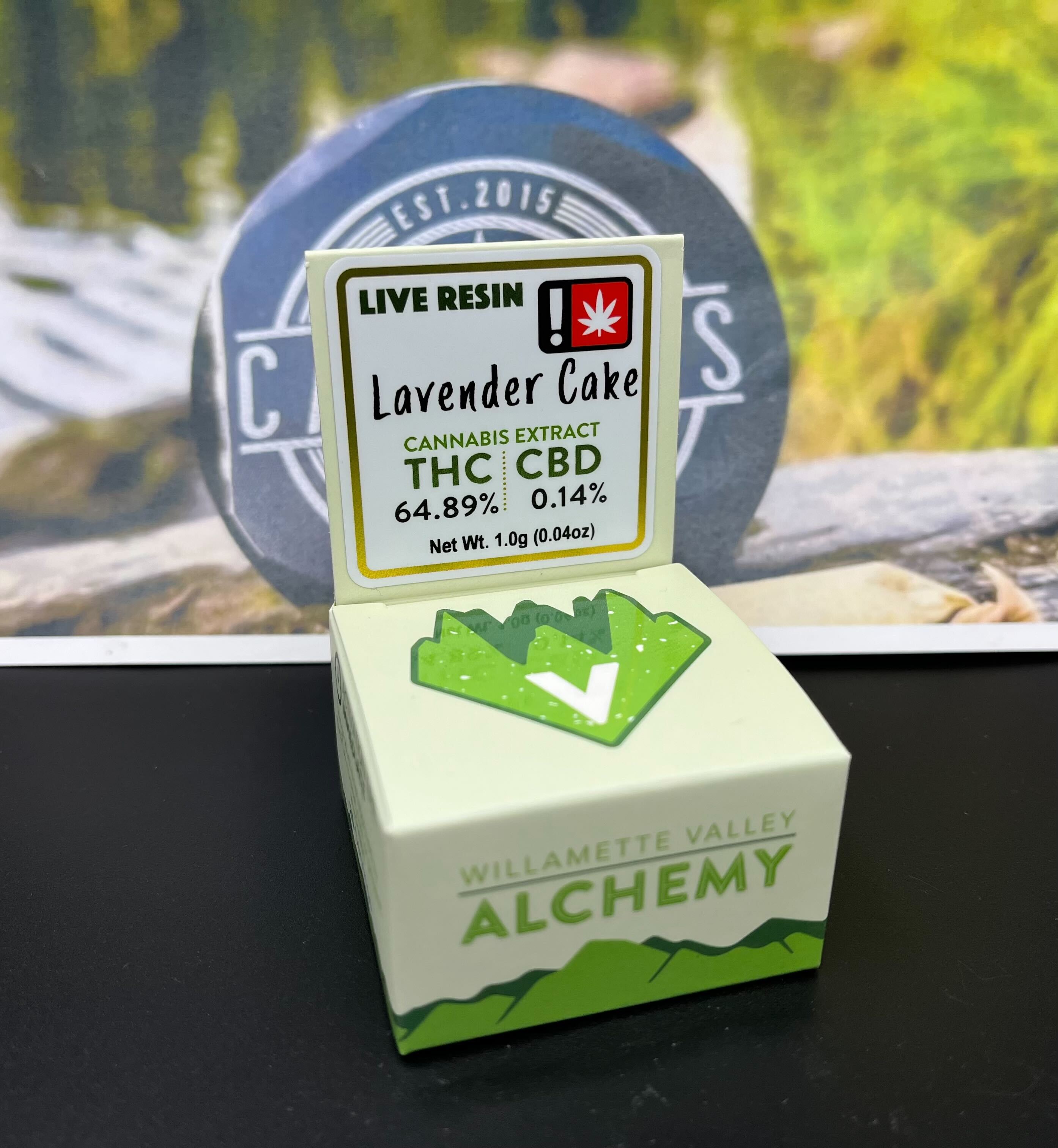 Photograph of product: Live Resin Badder | Lavender Cake | 1g